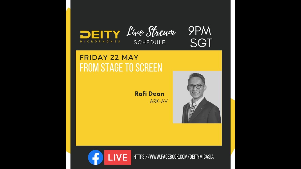 How to Bring Live Performance From Stage to Screen - A Conversation with Deity Microphones Asia