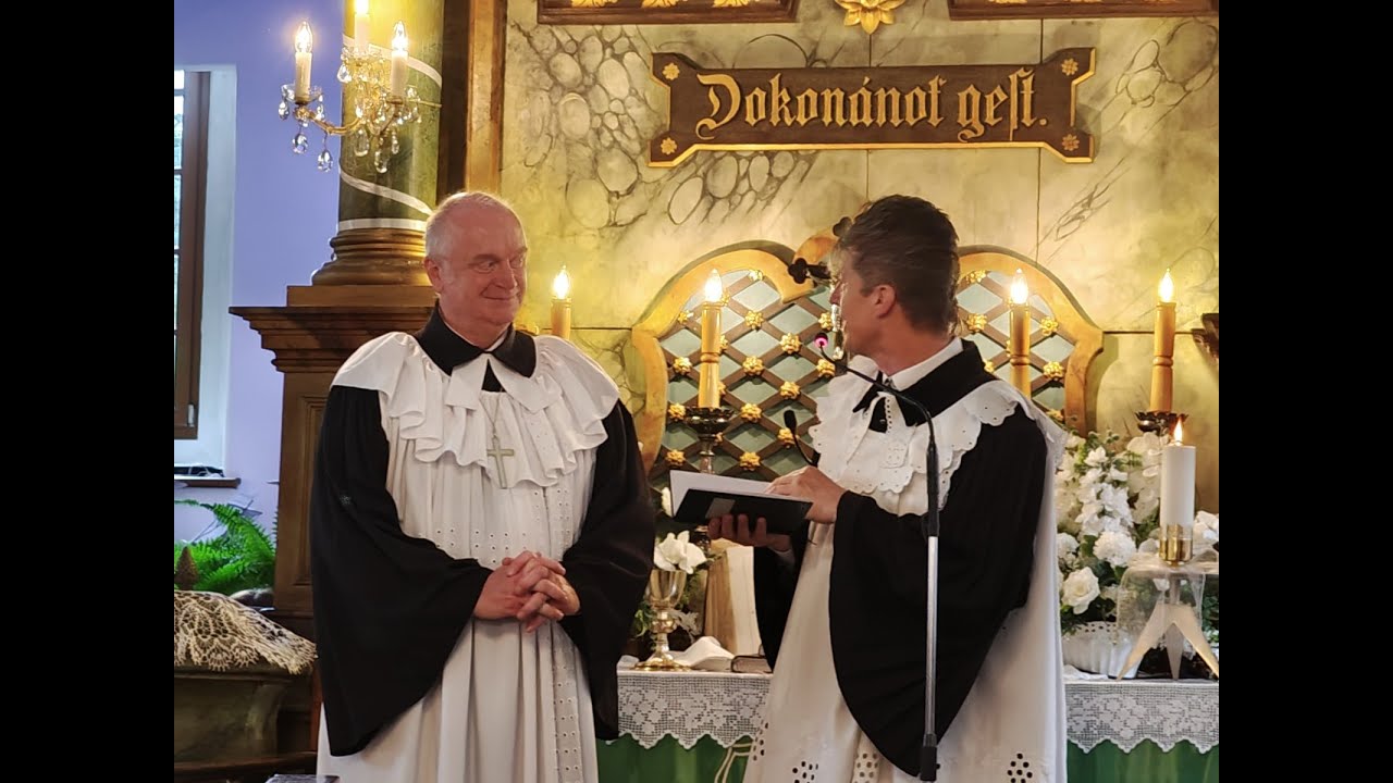 Záznam zo služieb Božích v CZ Vrbovce