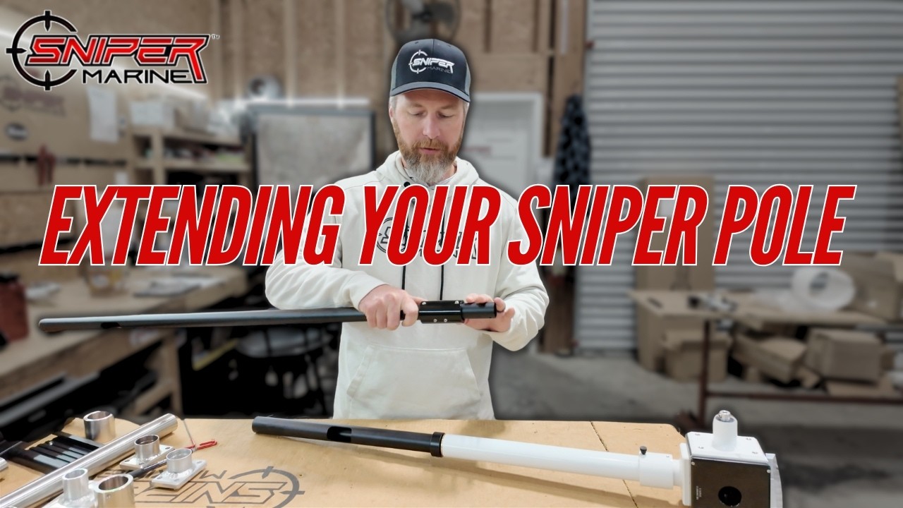 How to Attach an Extension to Your Sniper Marine Scout Pole! (FFS Fishing)