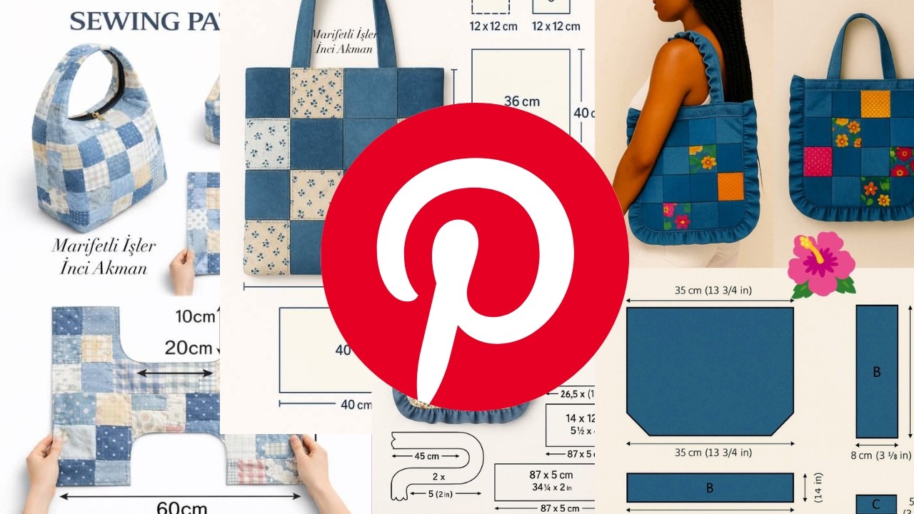 Moldes FAKE no Pinterest + PAP Porta Novelo