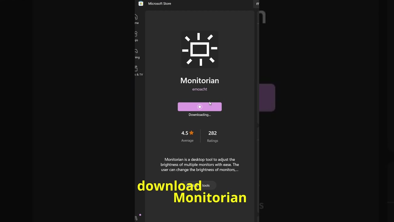 Change your monitor's brightness from your taskbar