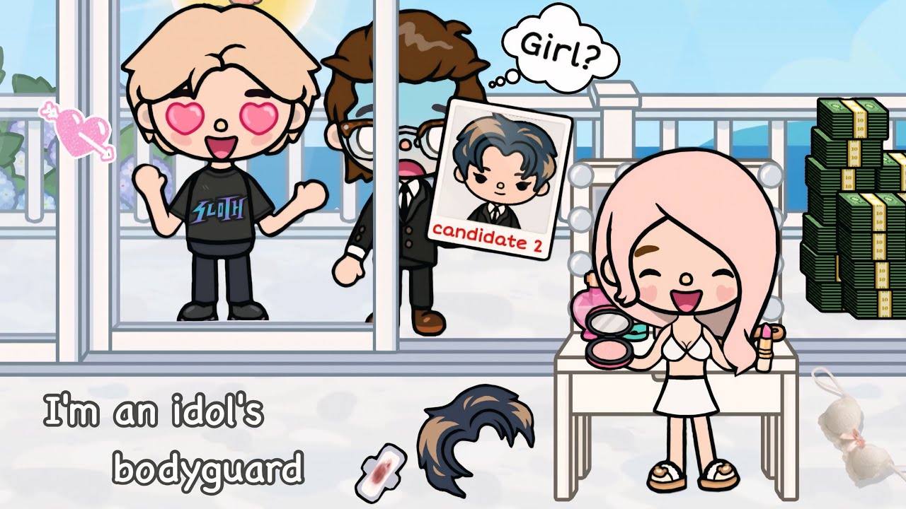 I Became V's Bodyguard From BTS!😱💜🤫 | Toca Boca x BTS | #tocaboca #tocastory #bts