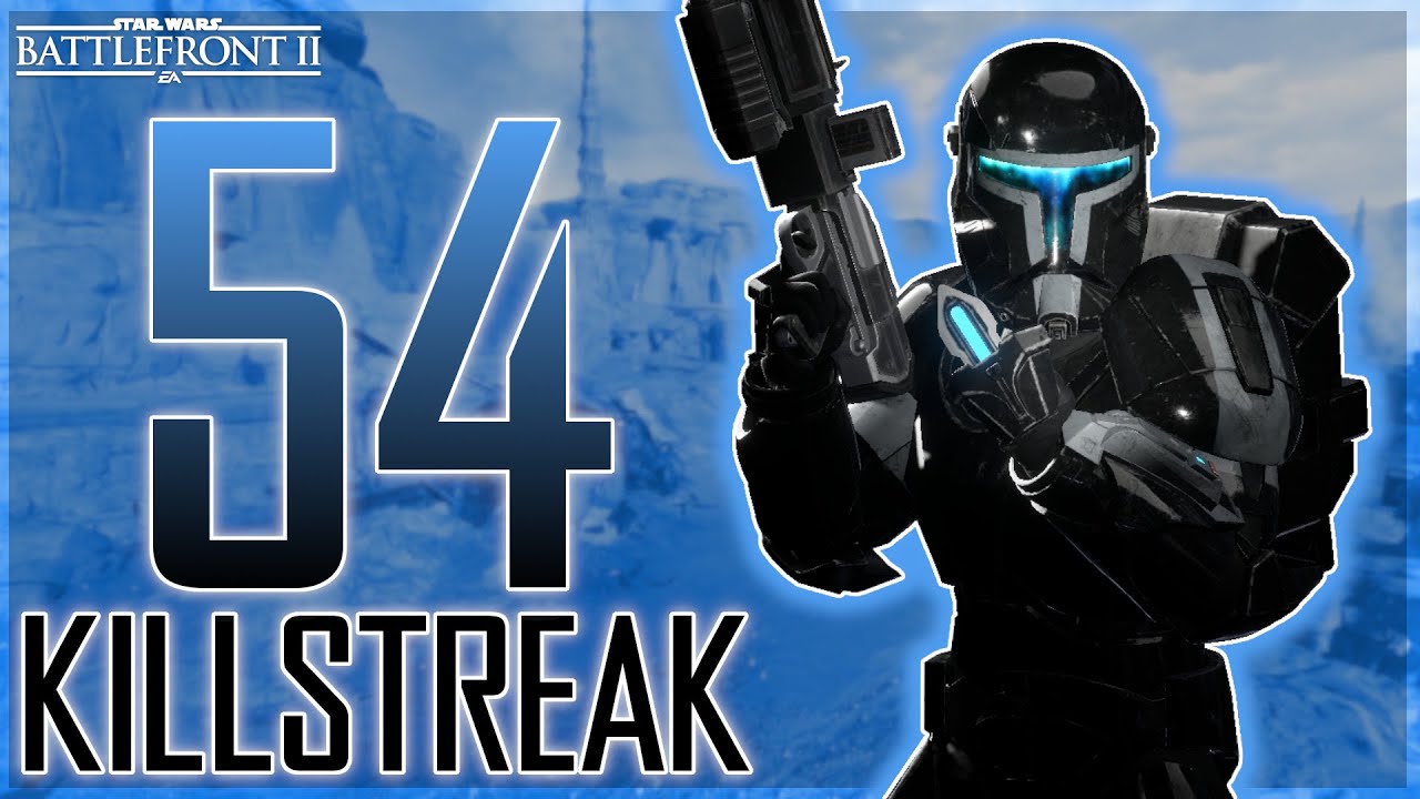[World Record] Clone Commando 54 Killstreak on Geonosis | Star Wars Battlefront 2
