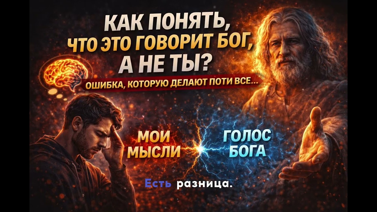 Как понять, что это говорит Бог, а не ты?