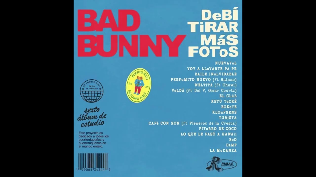 Bad Bunny - DTMF (Album Completo)