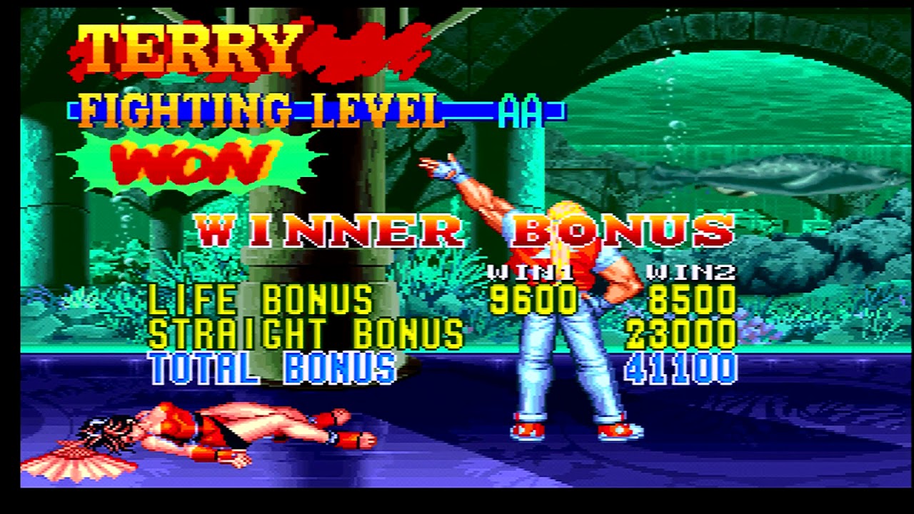 Fatal Fury 3 (Good ending) NeoGeo CDZ (Terry) Longplay by Ryu Hoshi