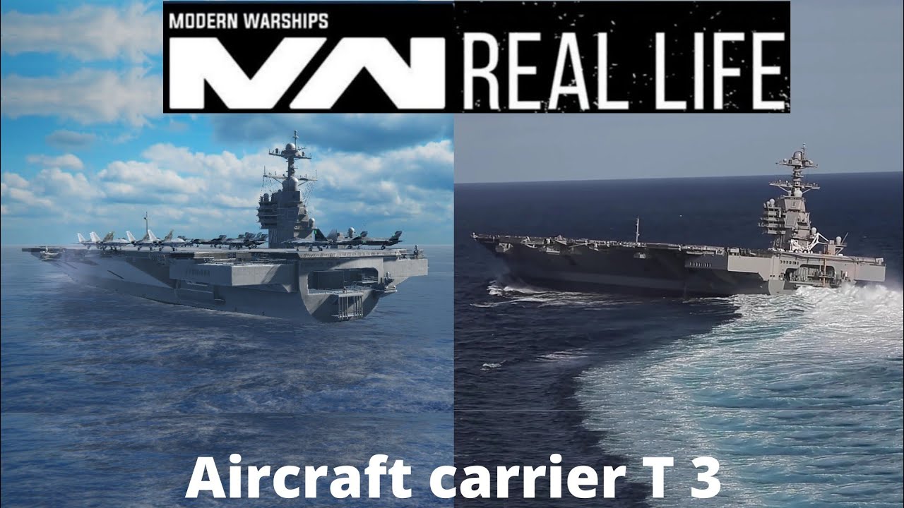 Aircraft carrier T3 - Modern warship in real life - part 19