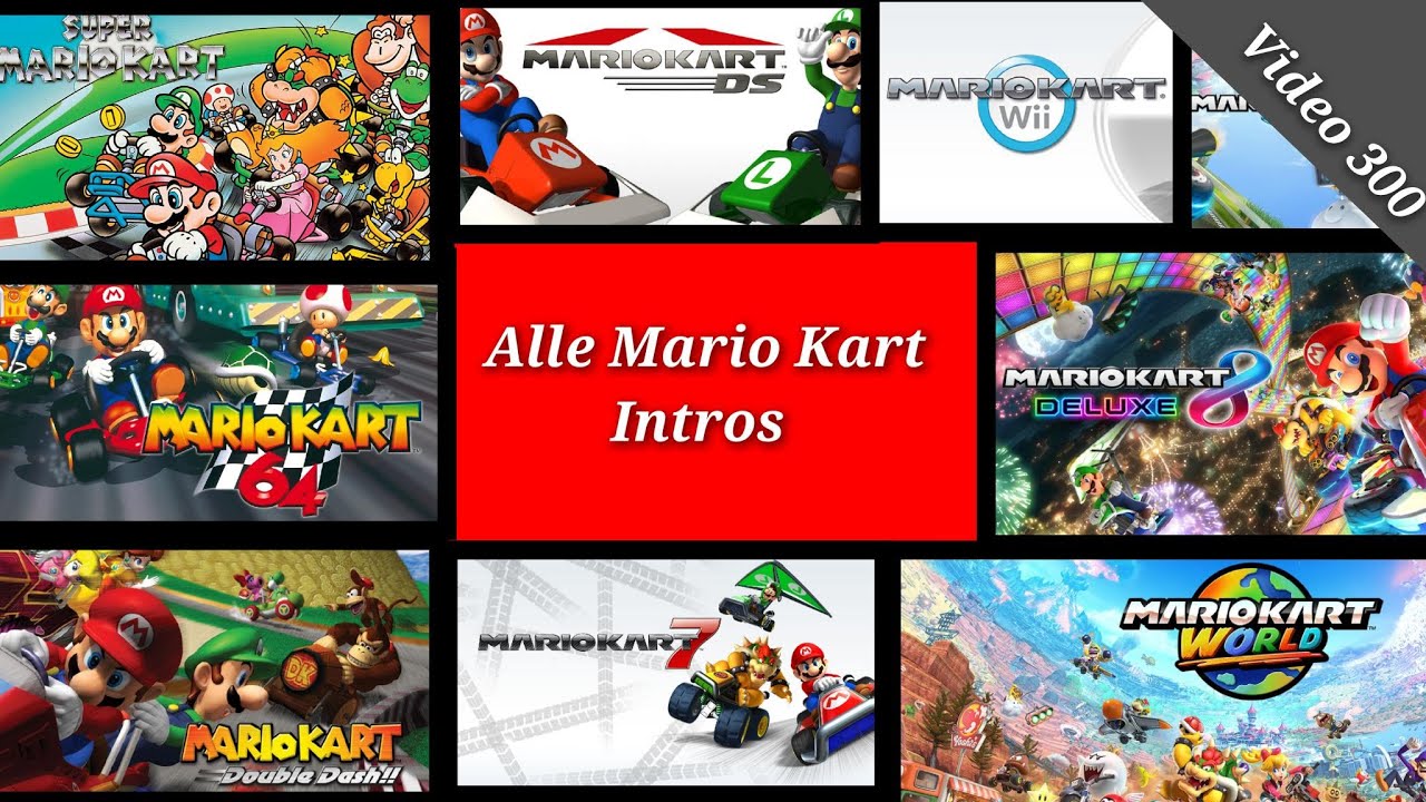 Alle Mario Kart Intros (1993-2025)