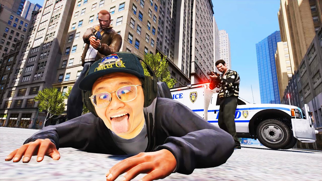 GTA5 小富在自由城打劫大銀行！FRANKLIN ROB BANK OF LIBERTY IN GTA5