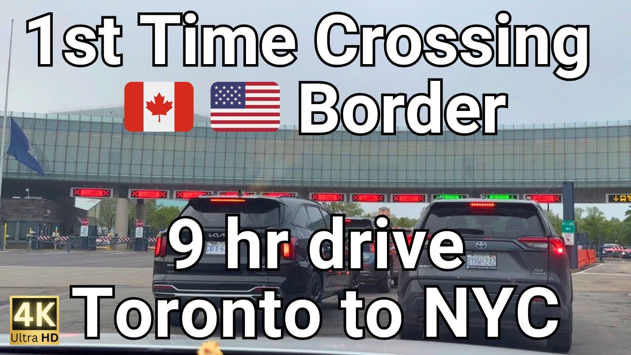 Road trip from Toronto to New York City | 1st Time Crossing Canada USA Border |US Side Niagara Falls