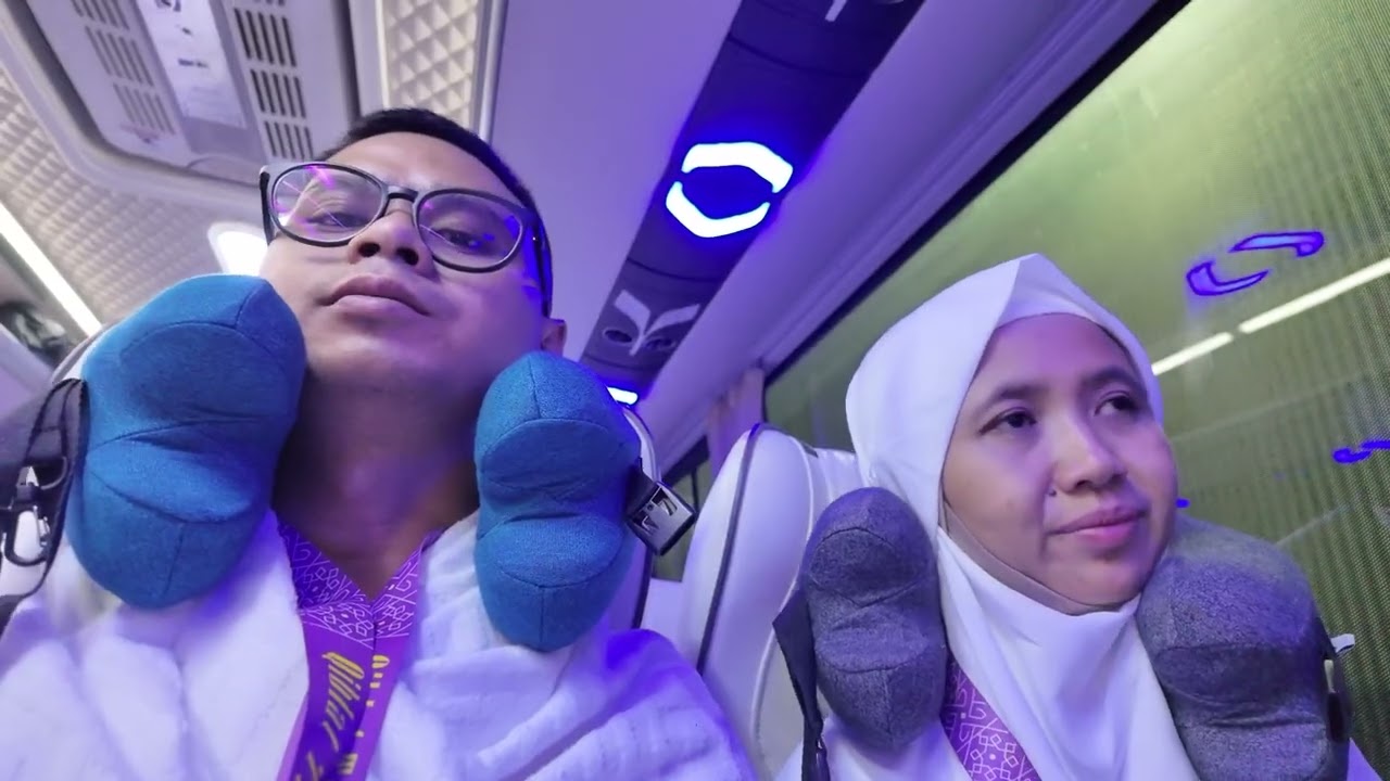 Perjalanan menuju hotel al marwa rayhaan by rotana sambil  talbiyah sepanjang perjalanan