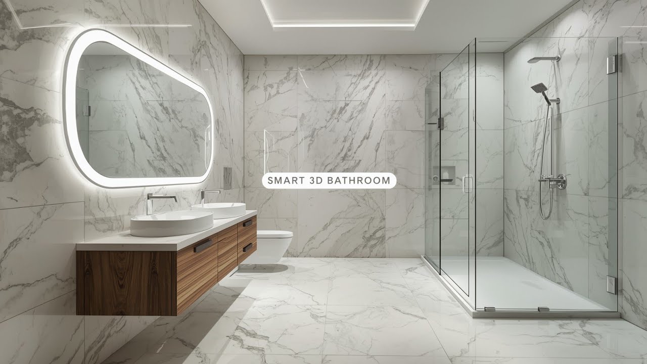 “Smart & Modern 3D Bathroom Designs | Ultra Luxury Future Bathroom Ideas (15 Views)”
