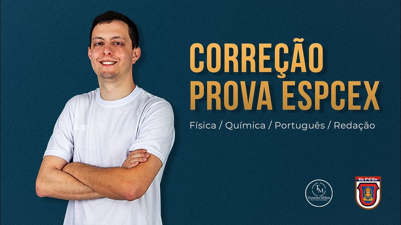 Correção da prova EsPCEx 1° Dia | Prof. Cesar Annunciato