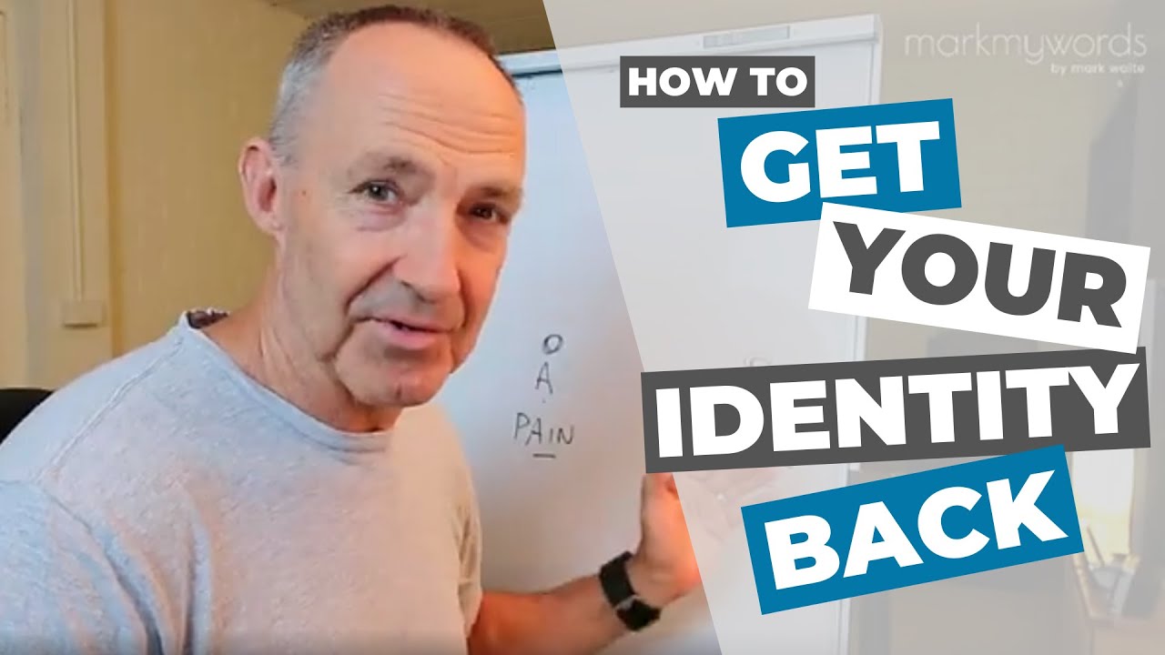 How to get your identity back | Redefine yourself