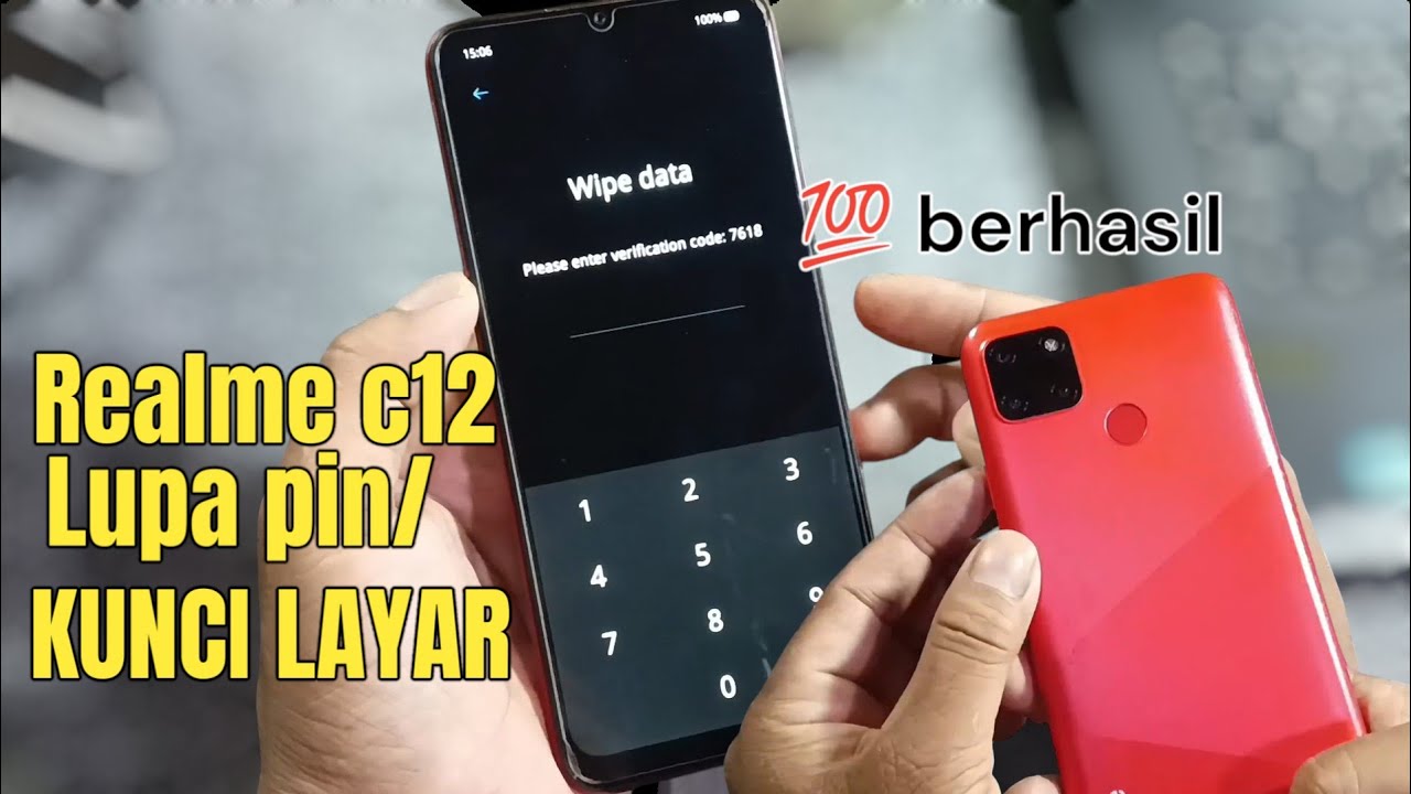 CARA MENGATASI LUPA PIN HP REALME C12 - TERBARU 2025