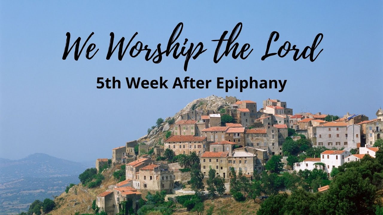 Trinity Lutheran Church Online Worship 2.8.26