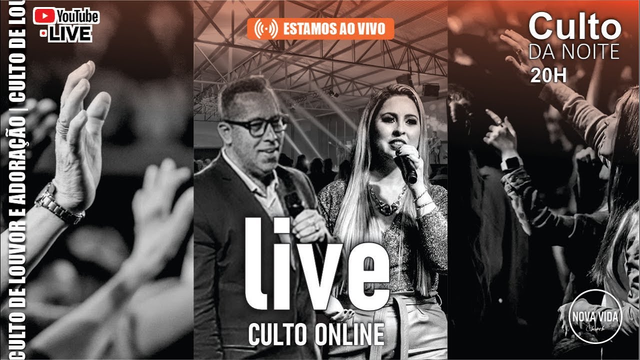 Live Culto de Domingo 22/02 20h | Pr Alex Dias e Pra Patrícia Dias | Nova Vida Church São Borja