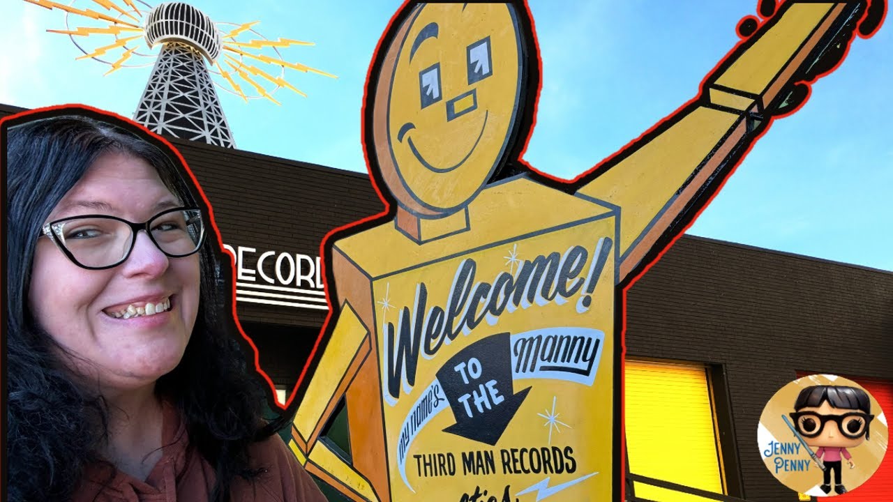 Исследуем Нэшвилл!! Магазин пластинок Джека Уайта: Third Man Records!! Monkies, Wax-o-Matic и дру...