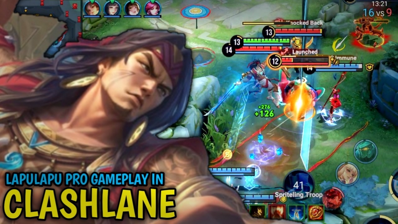 Honor Of Kings: Профессиональный геймплей за ЛапуЛапу в Clashlane | Лучшая сборка для ЛапуЛапу - HOK