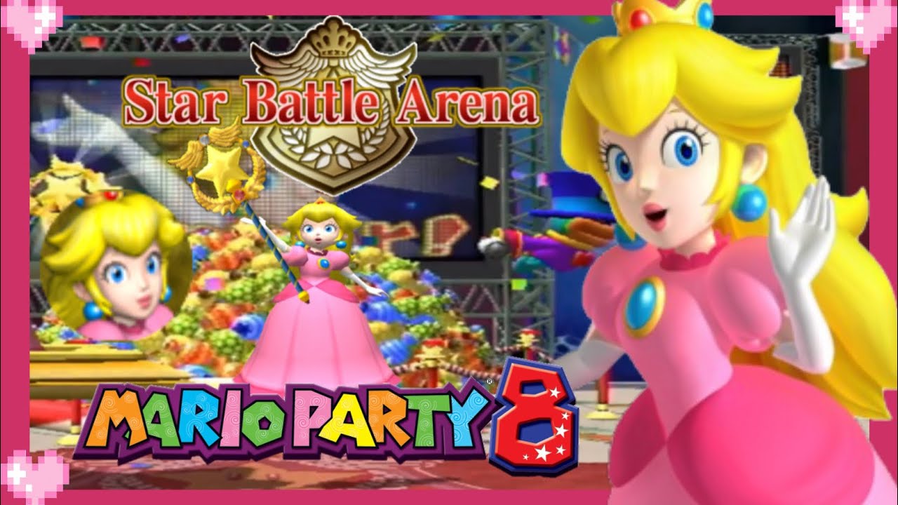 💗 Mario Party 8 (Star Battle Area) Peach Gameplay 💗 part 2