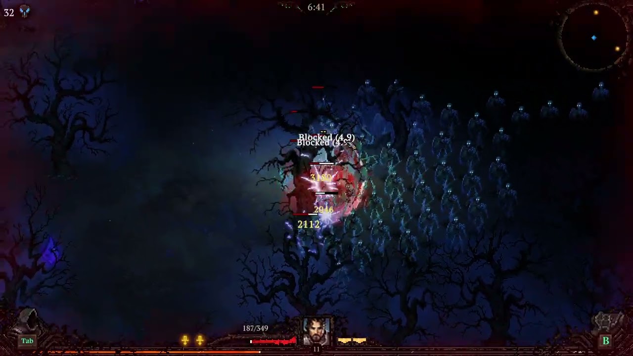 Death Must Die difficulty level 32 Avoron Darkmoor attempt
