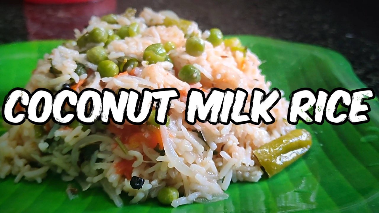 தேங்காய் பால் சாதம் மிக சுவையாக செய்வது எப்படி | Coconut Milk Rice in Tamil