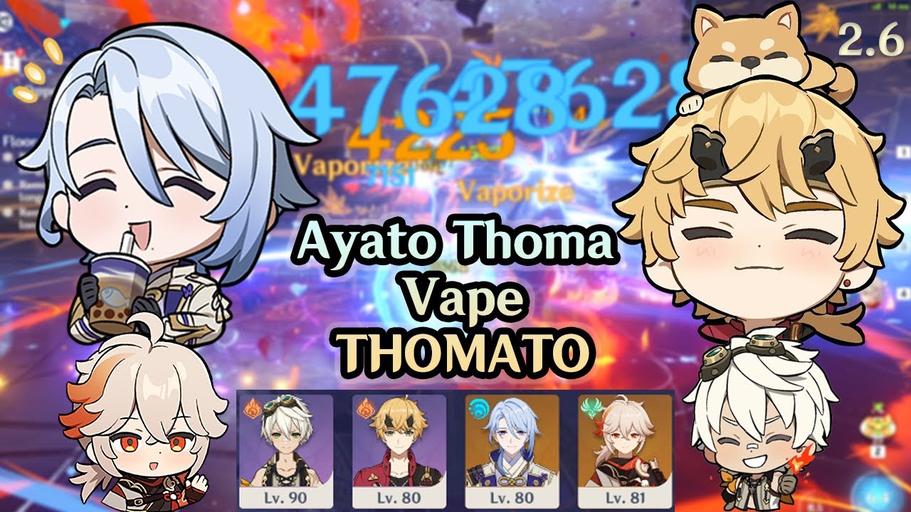 GI | Ayato & Thoma (Vape THOMATO Rotation) — 2.6 Spiral Abyss Floor 12-1 First Half