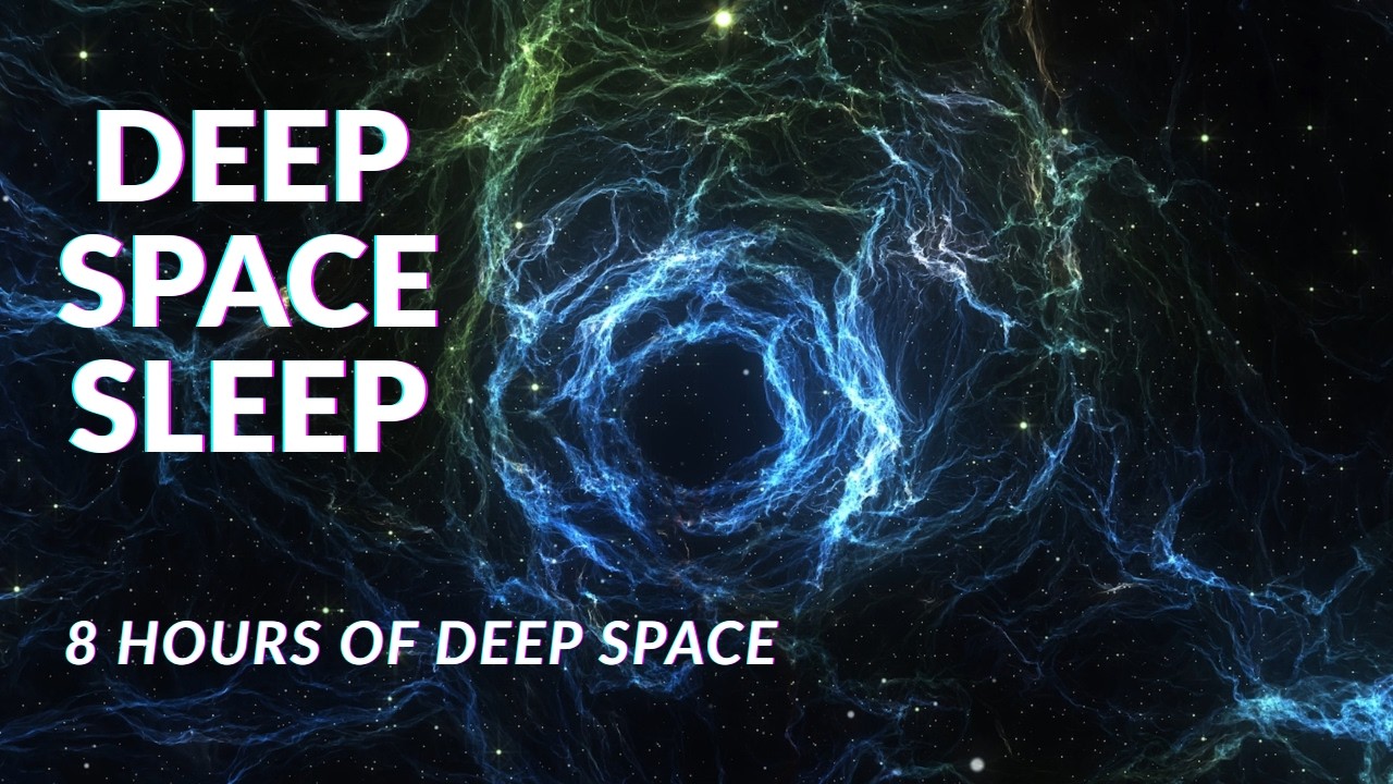 You're Sleeping in a Spaceship Traveling Through a Wormhole 🌌 | 8 Hour Deep Space Sleep Ambience
