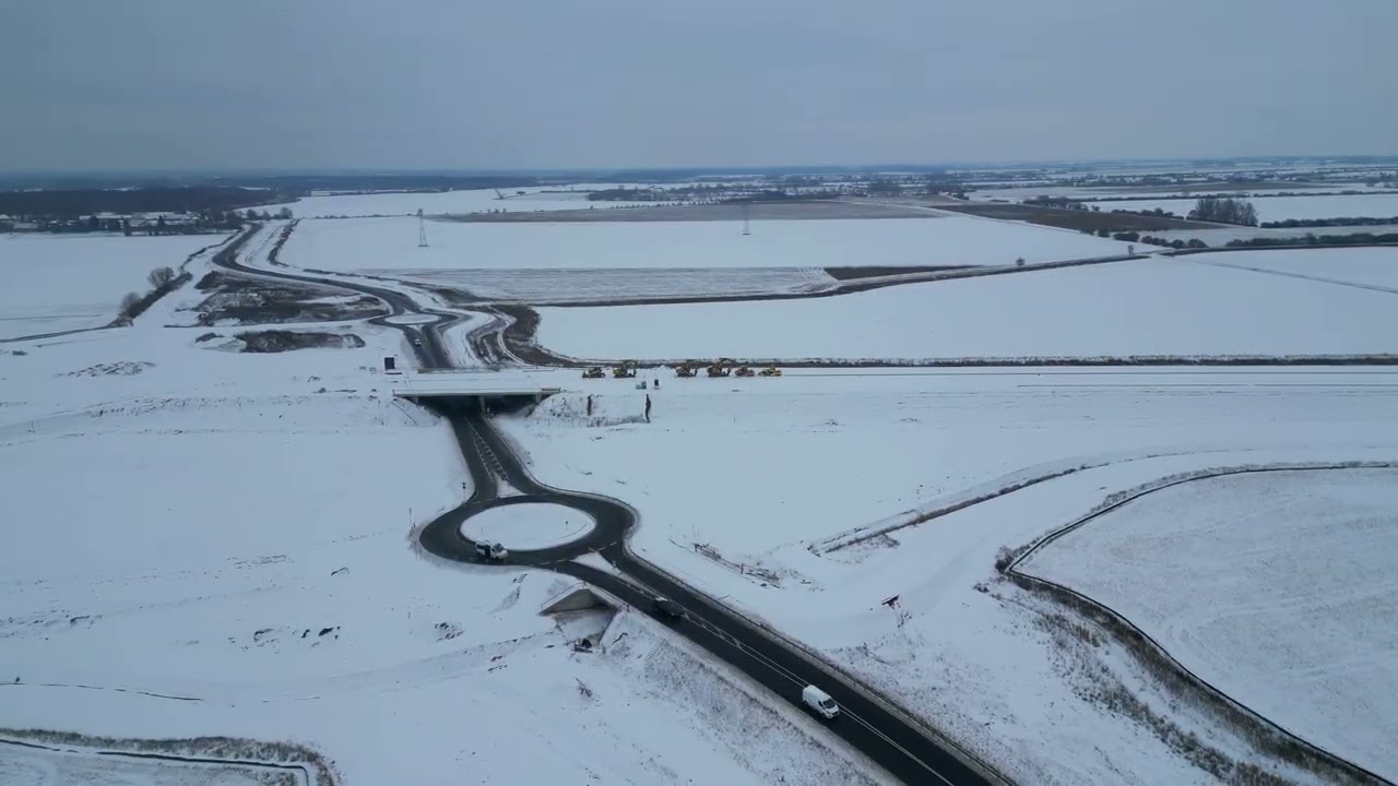 🛻A14 Baustopp! Anschlussstelle Stendal im Schnee versunken!🥶🥶🥶
