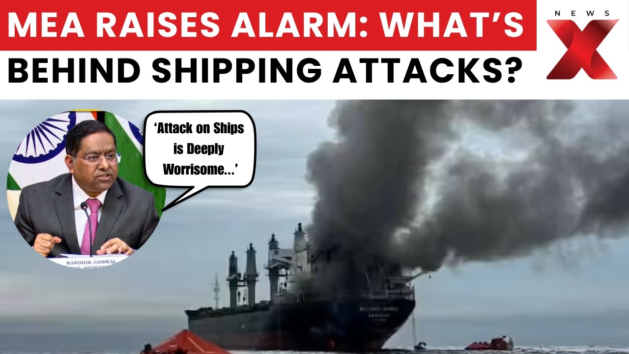 Indian Seafarers In Gulf: MEA Raises Concern Over Attacks On Shipping In West Asia | NewsX