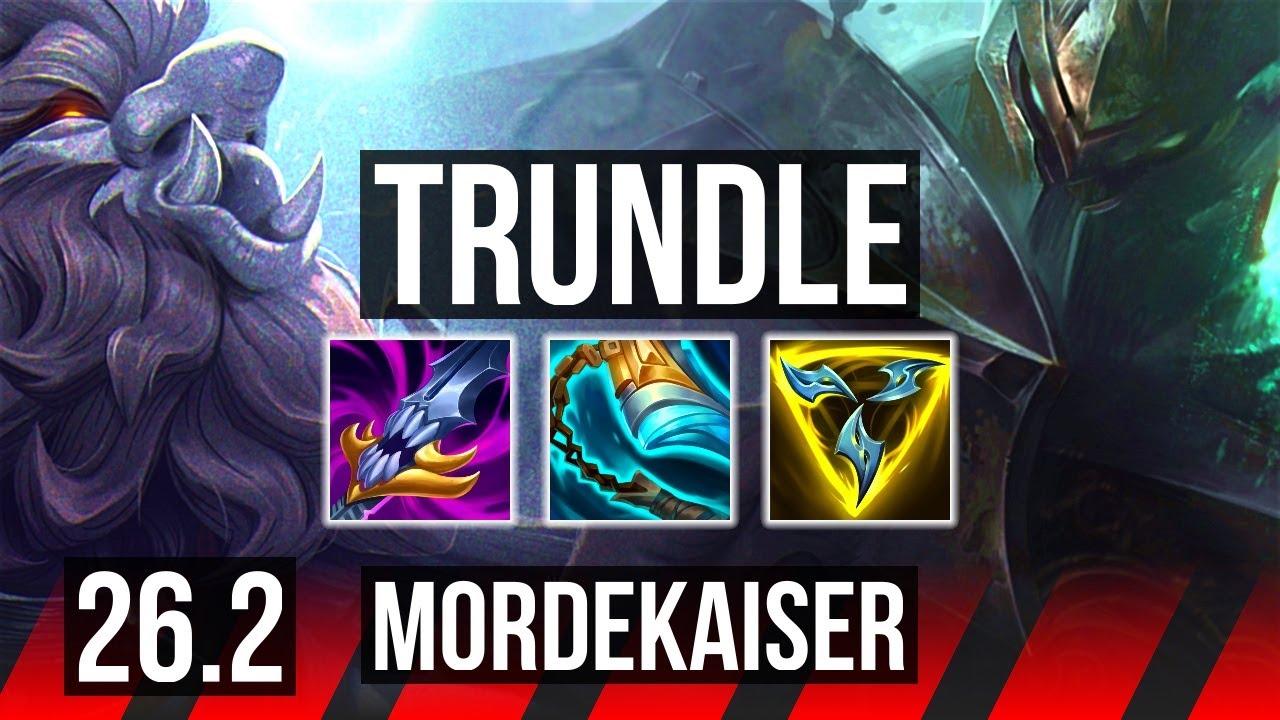 TRUNDLE vs MORDEKAISER (TOP) | KR Grandmaster | 26.2
