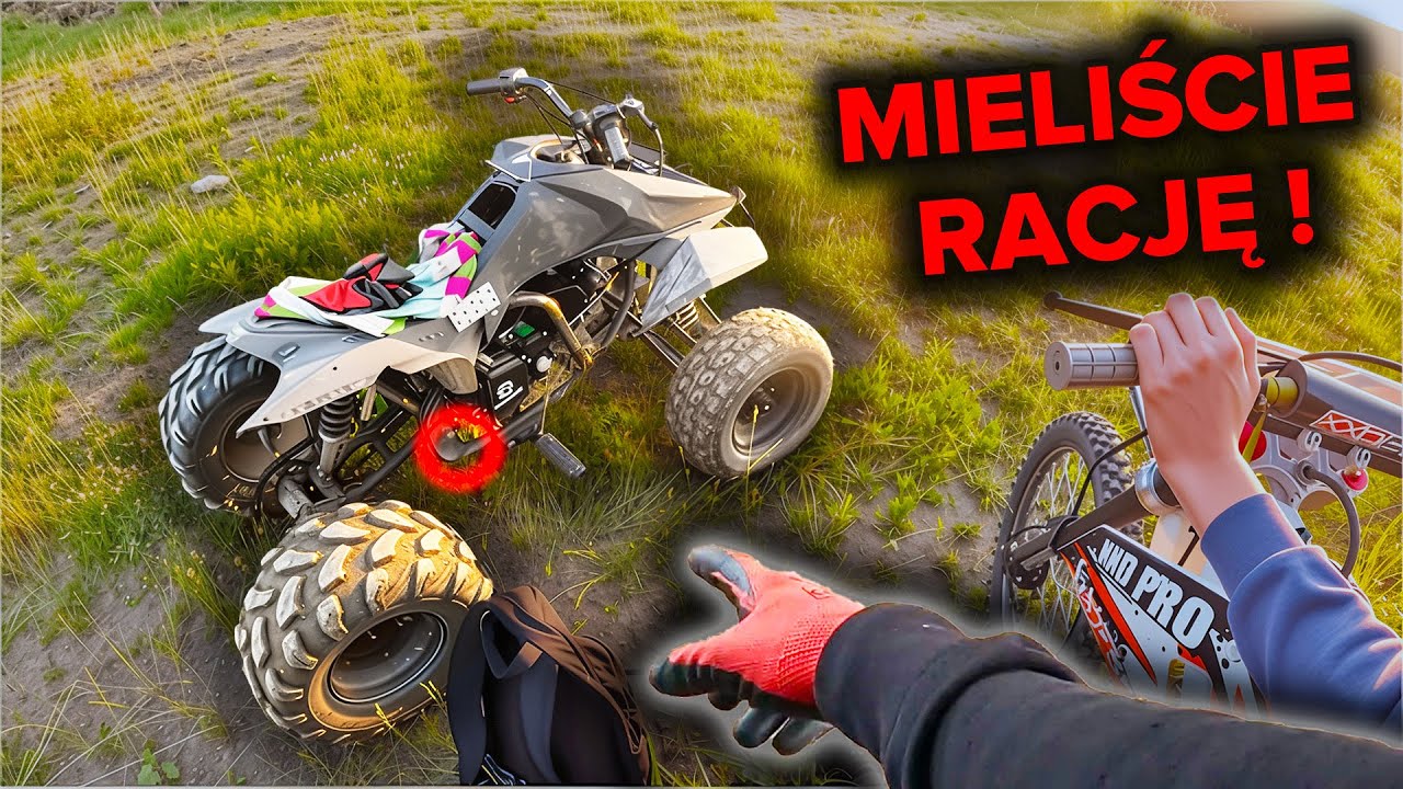Rama NIE WYTRZYMUJE mocy ! Złamał się - Quad 125 *SWAP* Moretti 170