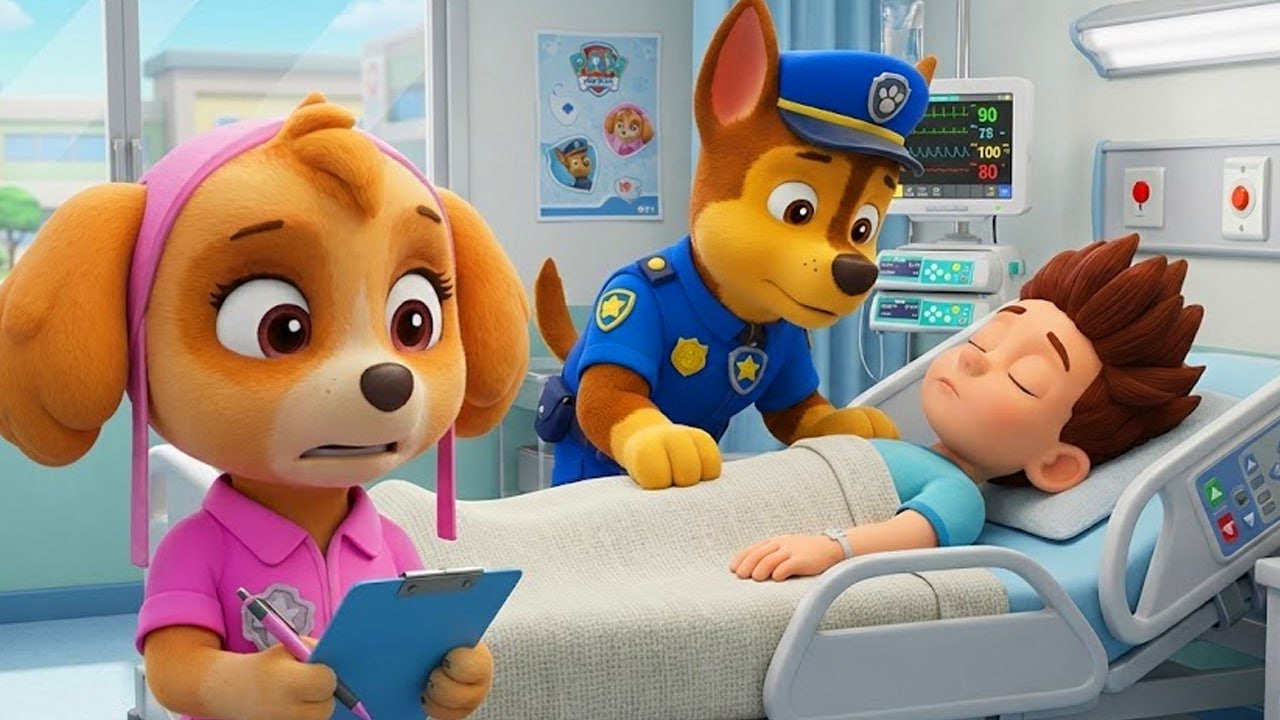 RYDER Is SICK?! 😱 Doctor SKYE Please Help! Please Wake Up!! 💔 | Paw Patrol 3D Animation | Rainbow 3