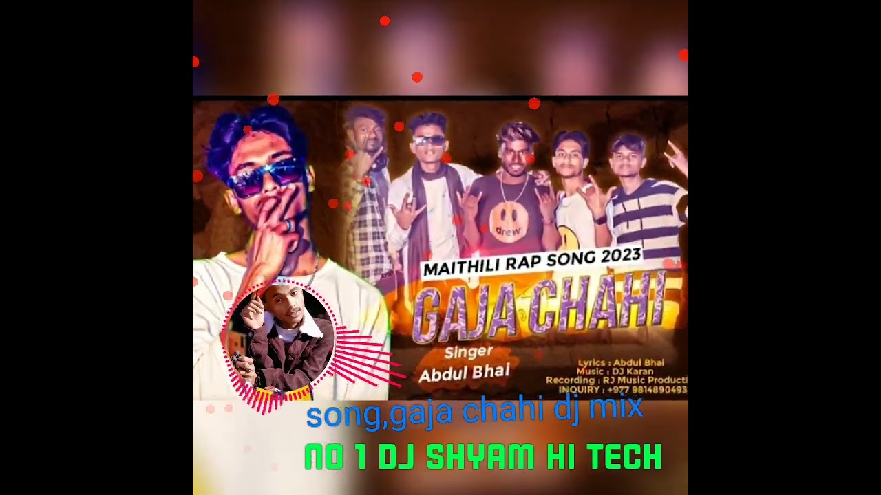 mathali rap 2023 dj song gaja chahi mix dj shyam Babu hi tech