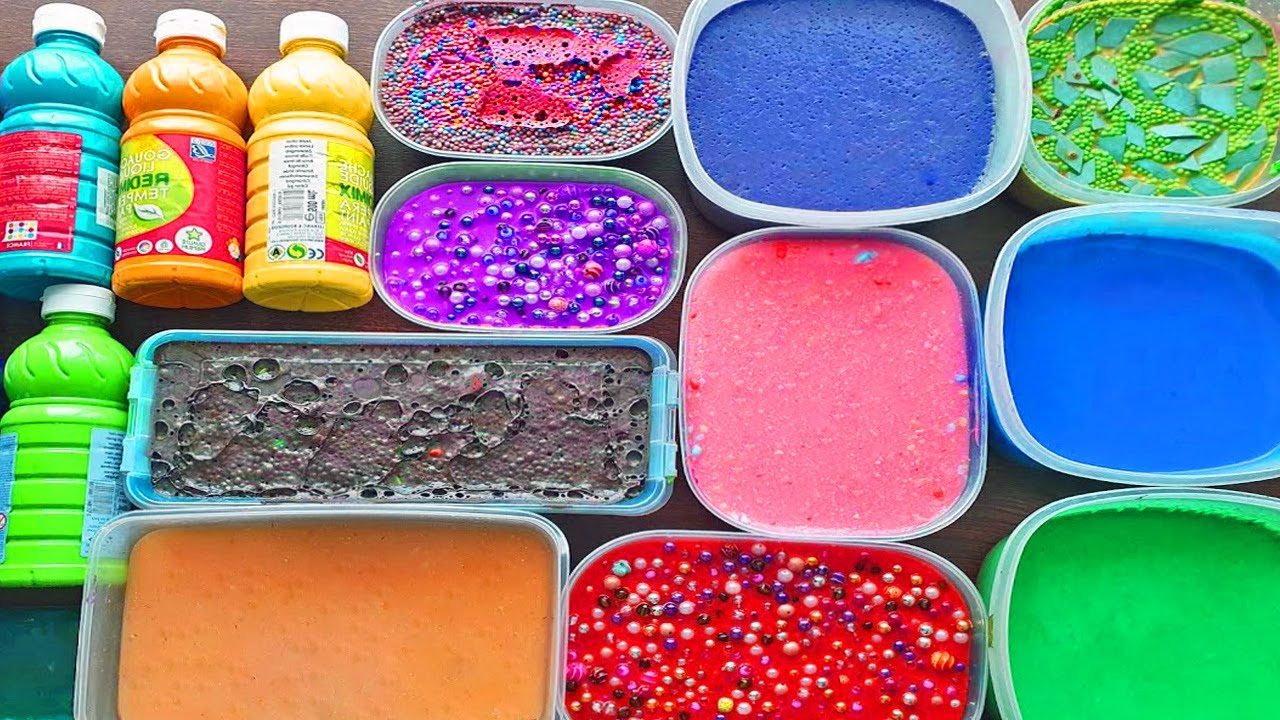 Mixing Relaxing Slime - Satisfying Slime Mix