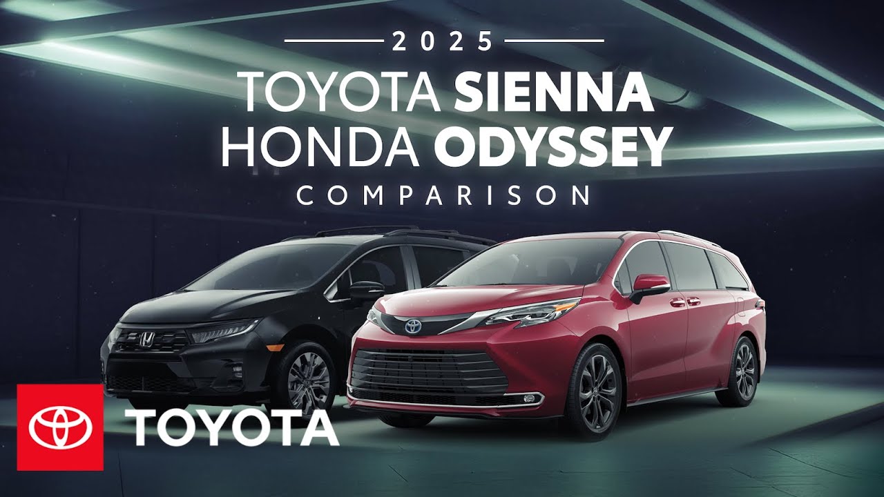 2025 Toyota Sienna vs 2025 Honda Odyssey | Toyota