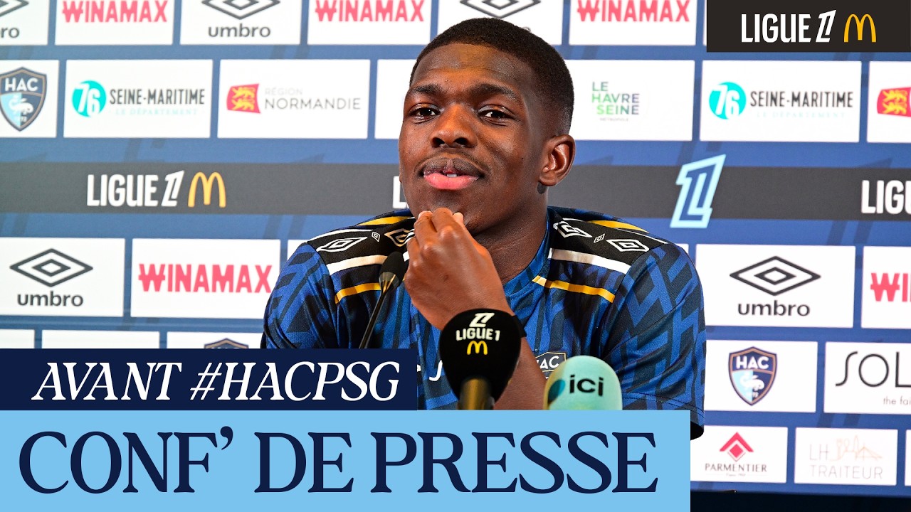 Avant HAC - Paris SG, interview de Lucas Gourna