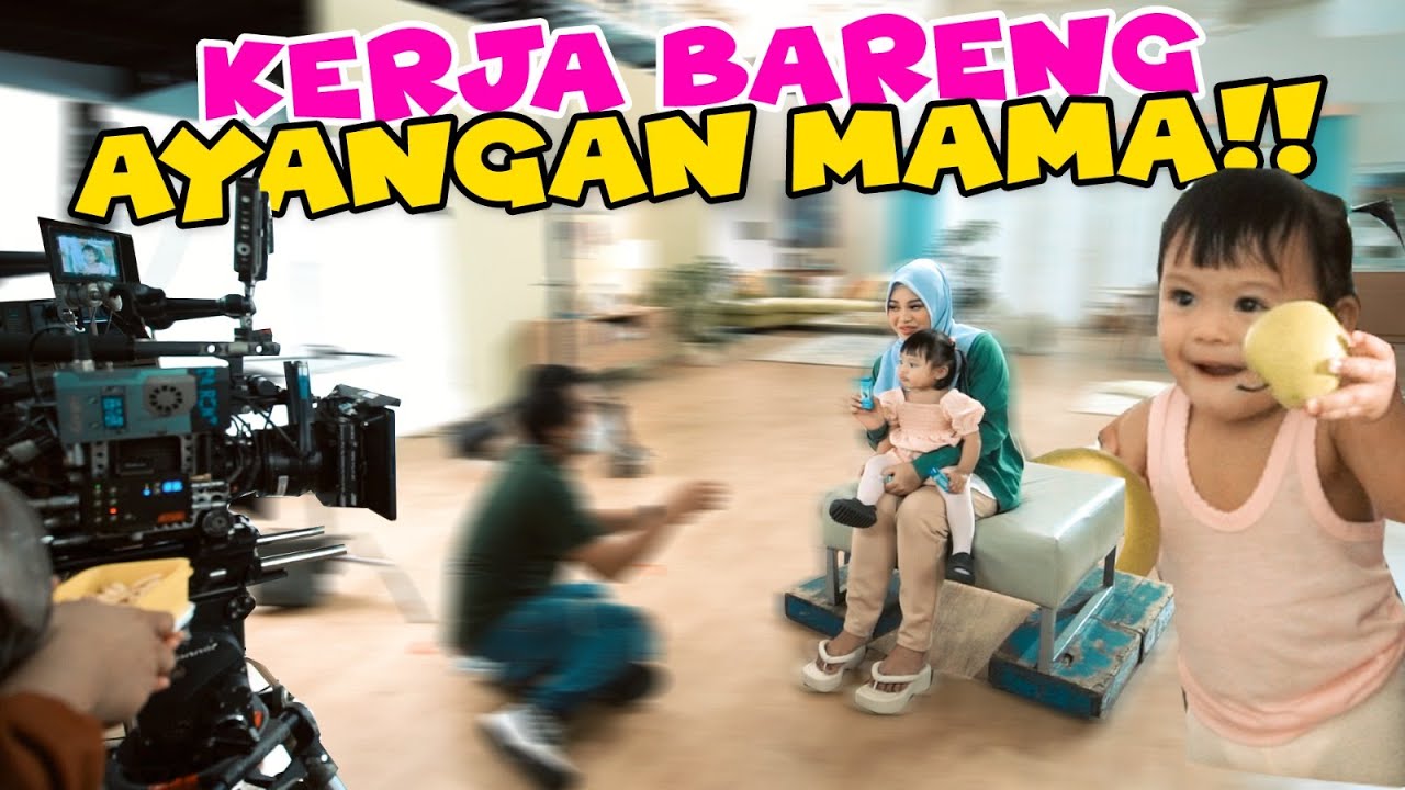AMEENA IKUT KERJA BARENG AUREL!! SEMANGAT BANGET!