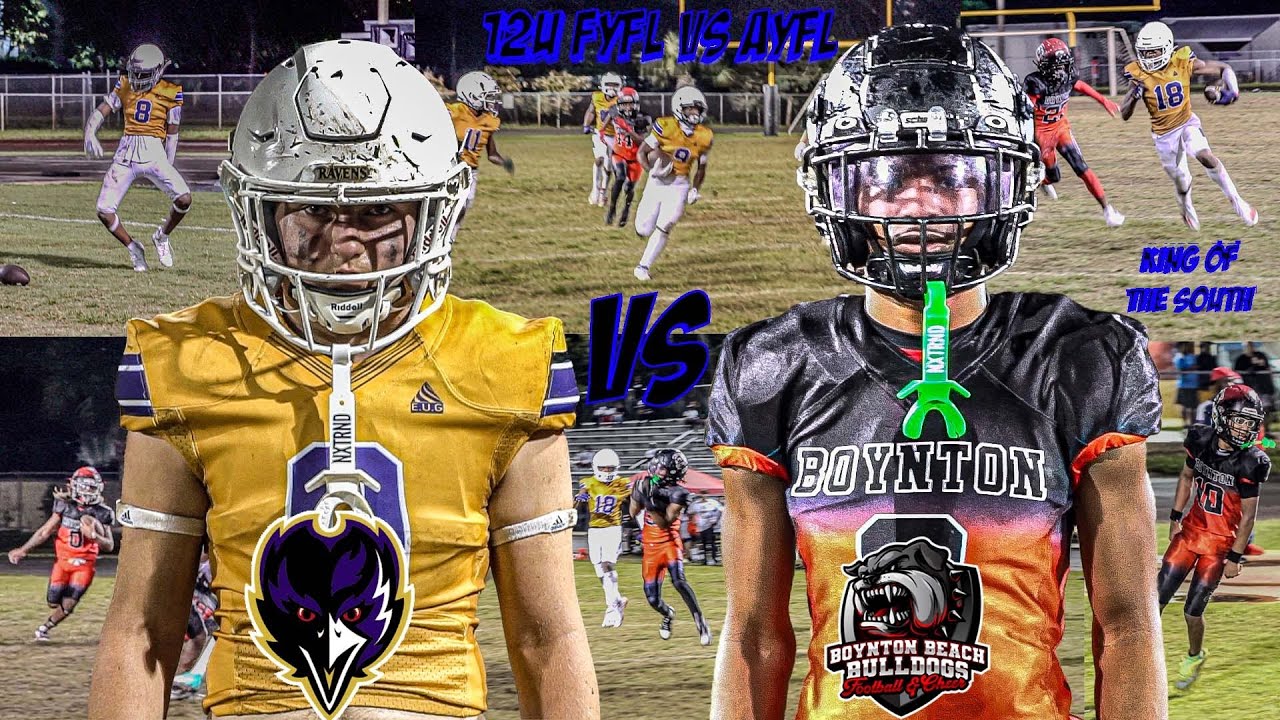 💪🏿 A Game That  Lived Up To The Hype 12U King Of The South MG Ravens Vs Boynton Beach Bulldogs 🏈🔥