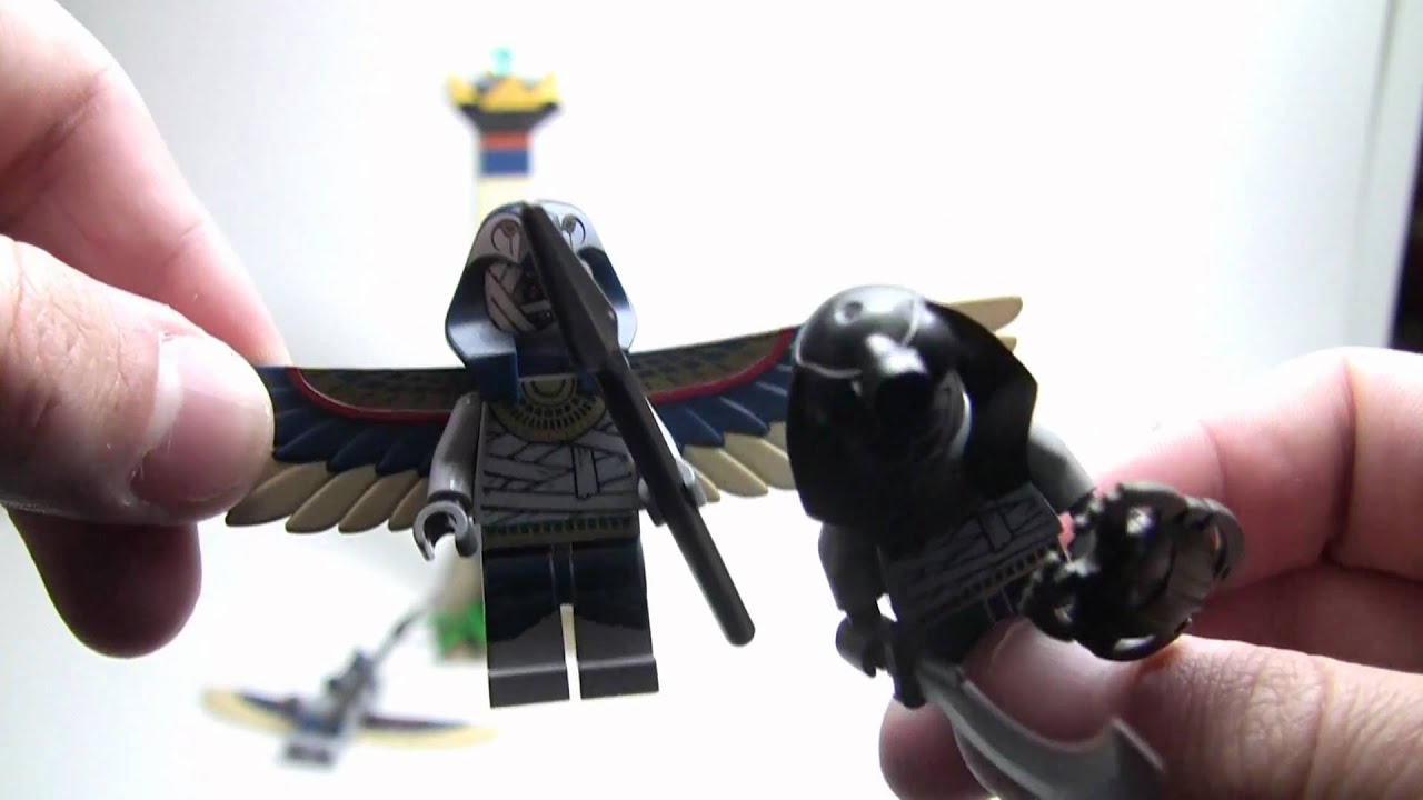 Lego Pharaoh's QUEST 7307 Playbility (Flying Mummy Attack)