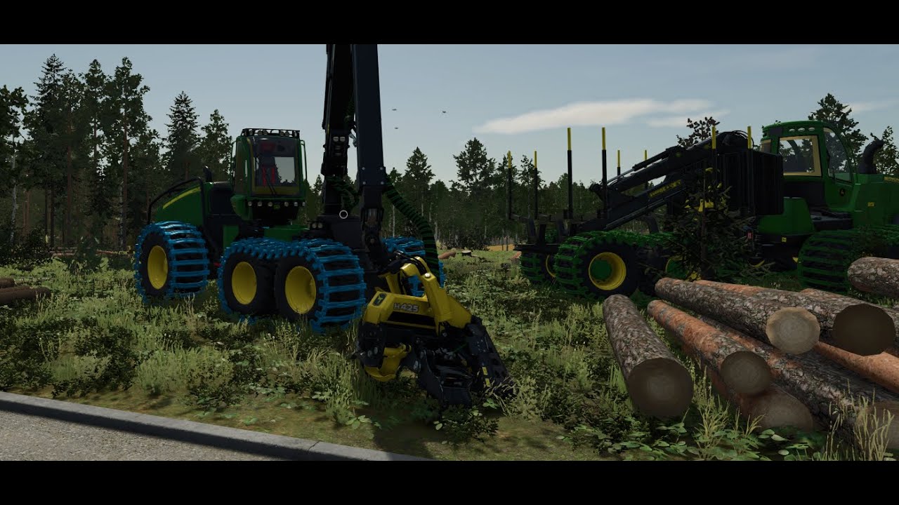Drive with john deere on fs25 Part 1