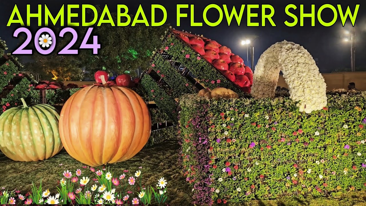 Ahmedabad Flower Show - 2024 | Atal Bridge | Riverfront | VAMPASUR