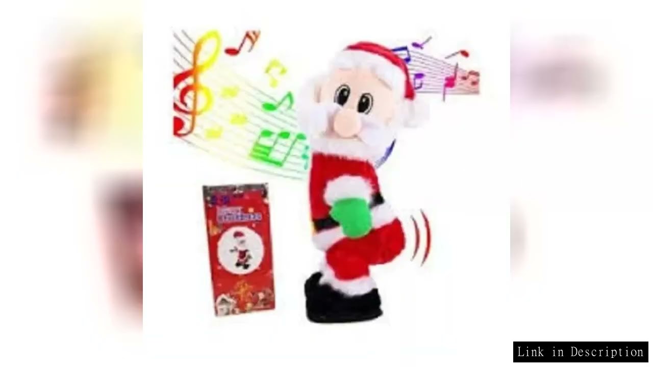 Singing  Plush Twerking Santa Dancing Santa Animated Musical Santa For Christmas Gift Kids Family