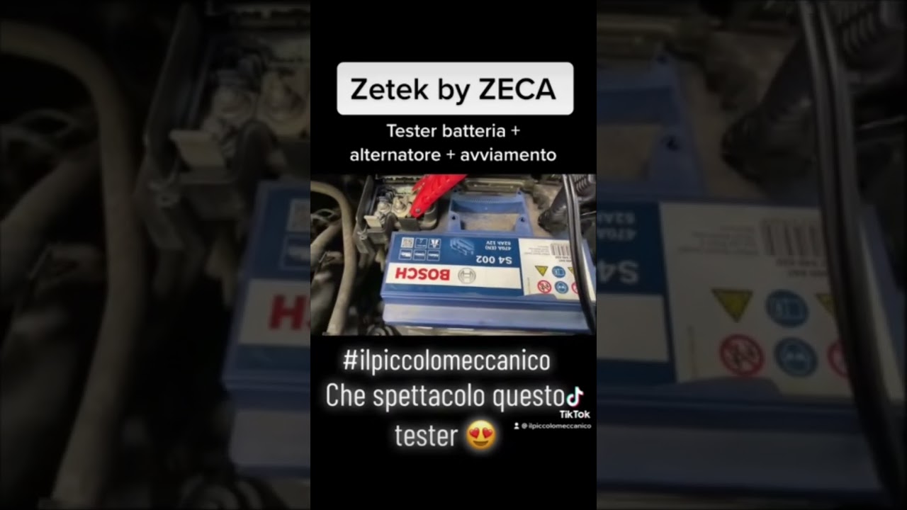 Tester alternatore batteria e avviamento #shorts #shortvideo