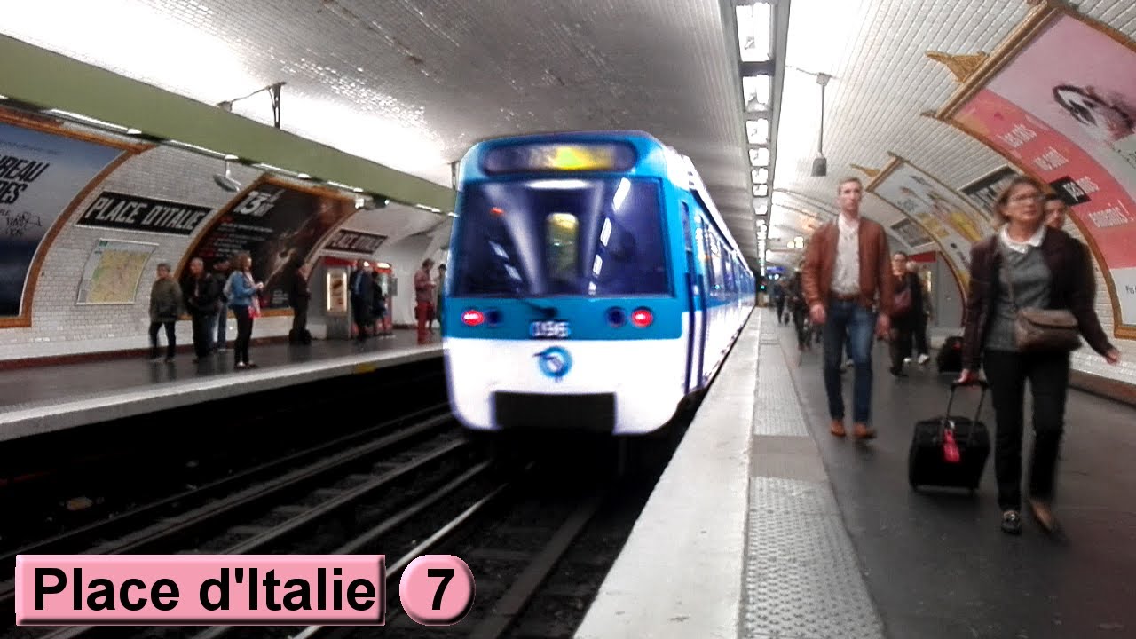 Плас д’Итали | линия 7 : Парижский метрополитен ( RATP MF77 )