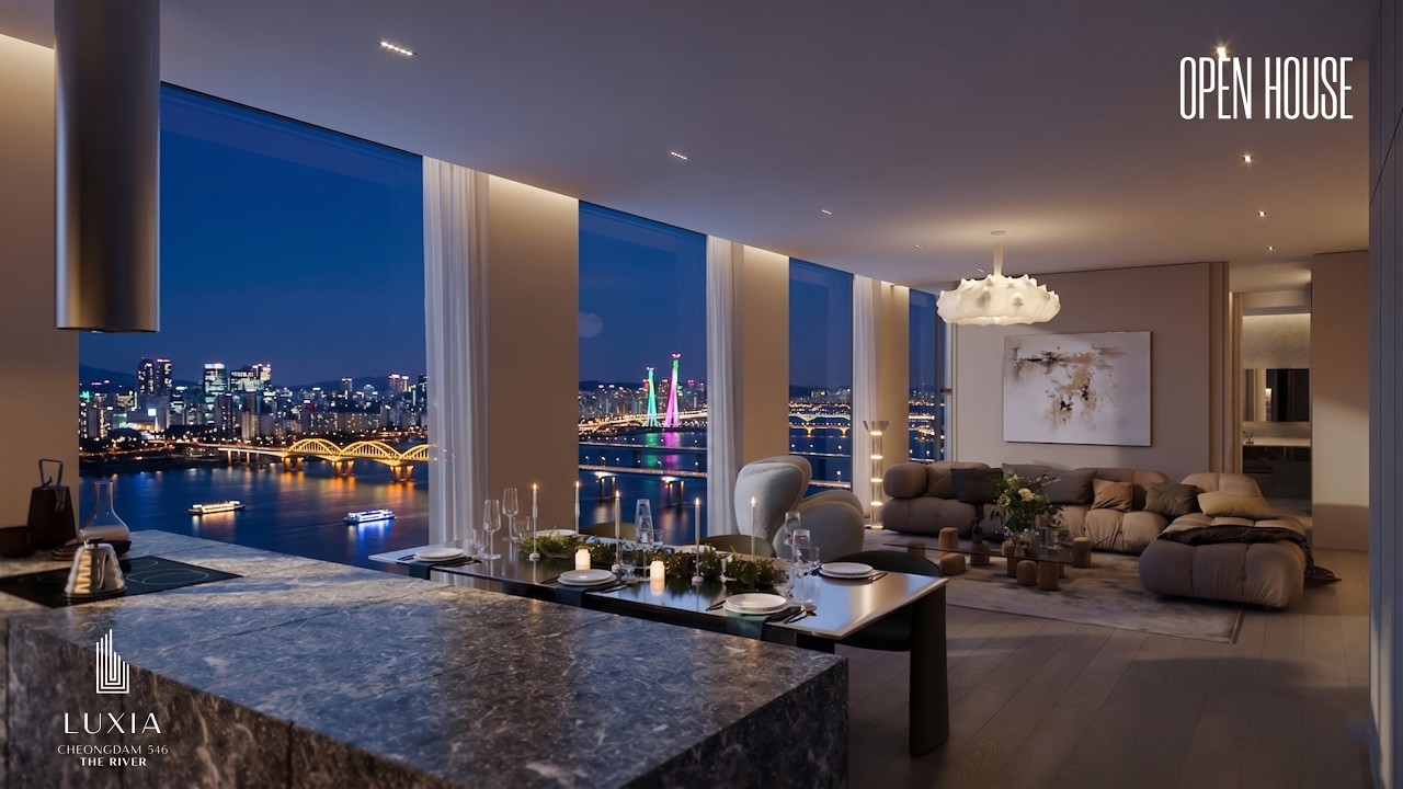 《펜트하우스 300억》 도산대로 청담동 최고높이 110m 29층 루시아청담 546 더리버 korean luxury house seoul 강남구 고급주택