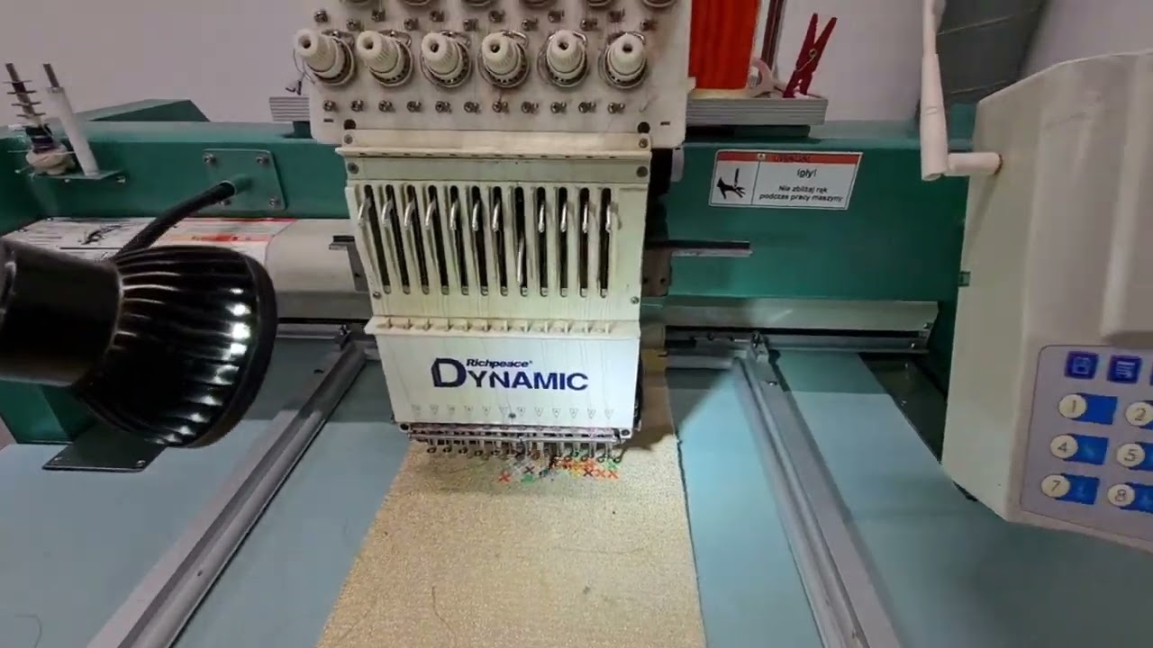 Mechanizm obcinania nici w maszynie Richpeace Dynamic TC-1201