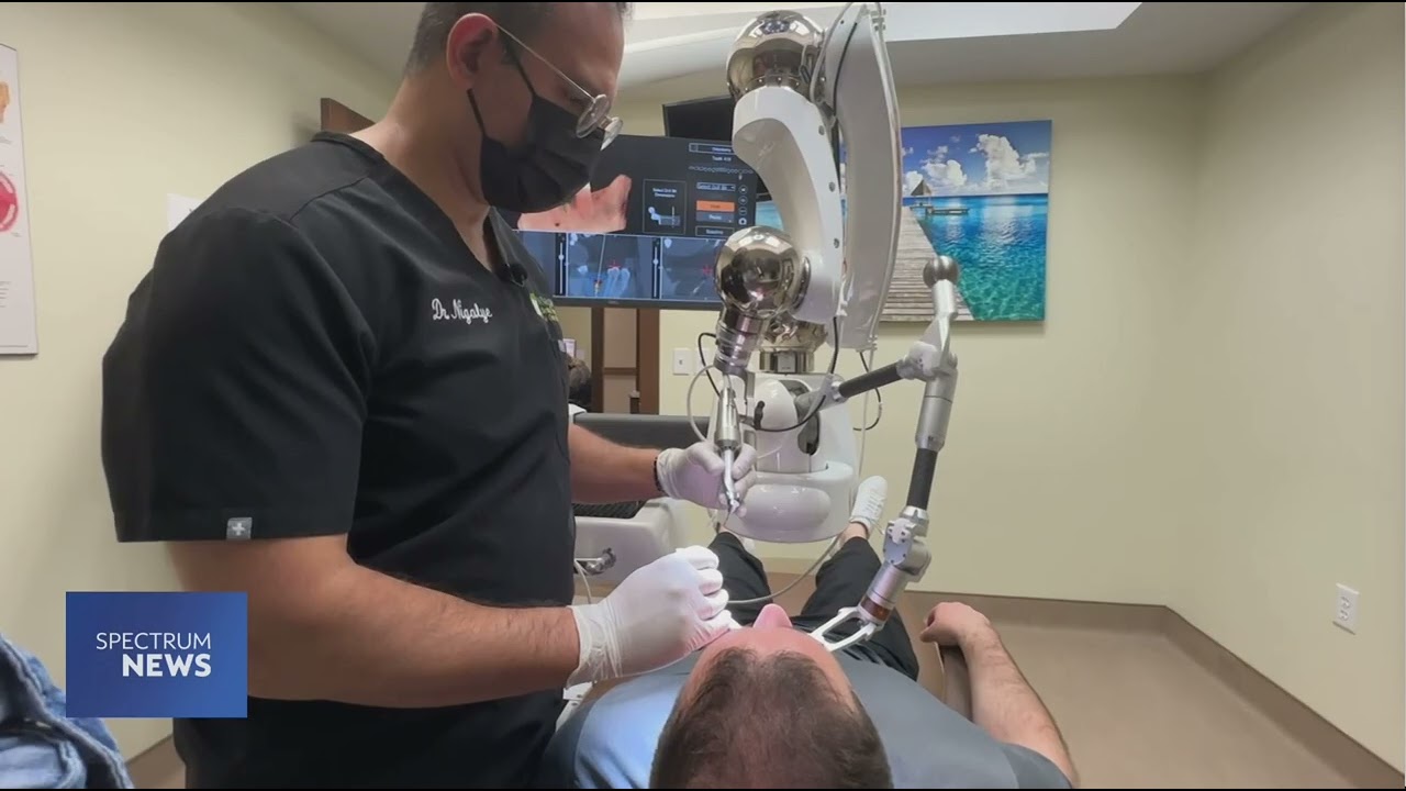Spectrum News Interview-YOMI Dental Implant Robotic assisted surgery