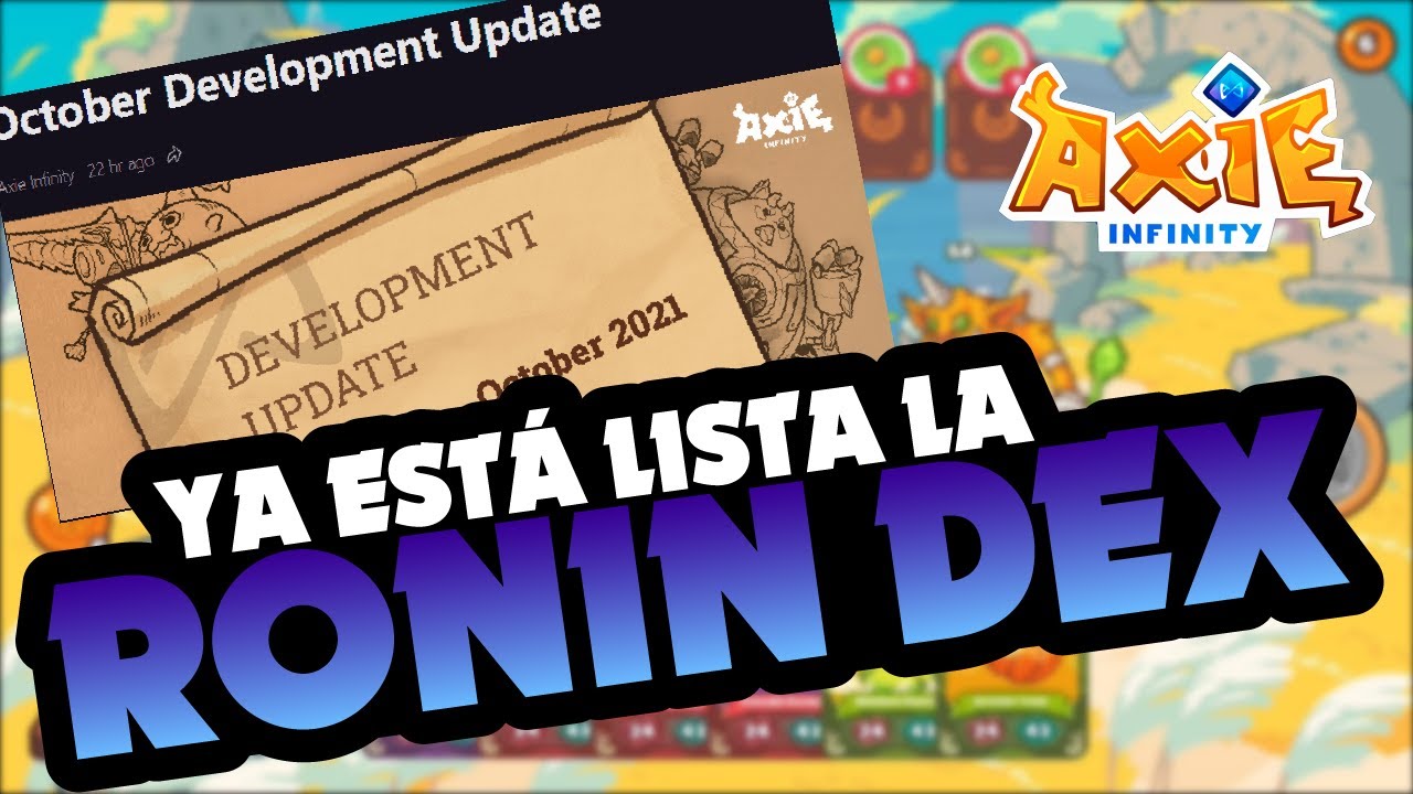 RONIN DEX YA TIENE FECHA DE LANZAMIENTO🚀