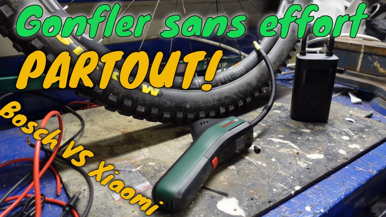 Ajustez vos pressions de pneu facilement, avec une pompe électrique! Xiaomi VS Bosch EasyPump